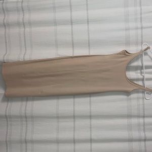 Beige Bodycon Dress